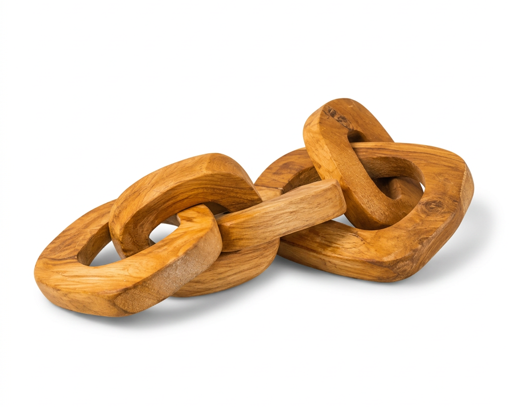 Cadena Madera 5 eslabones