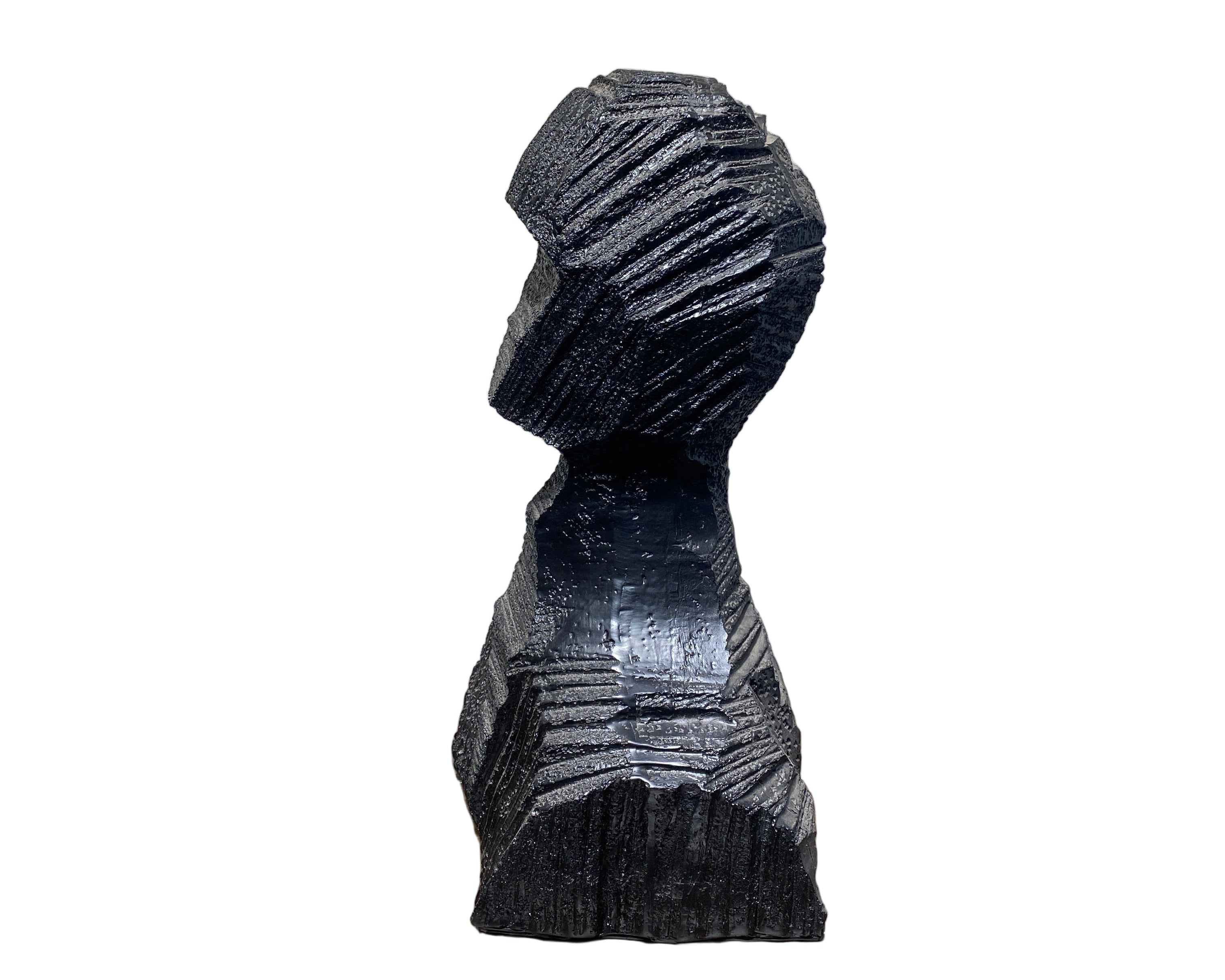 Escultura rostro negro