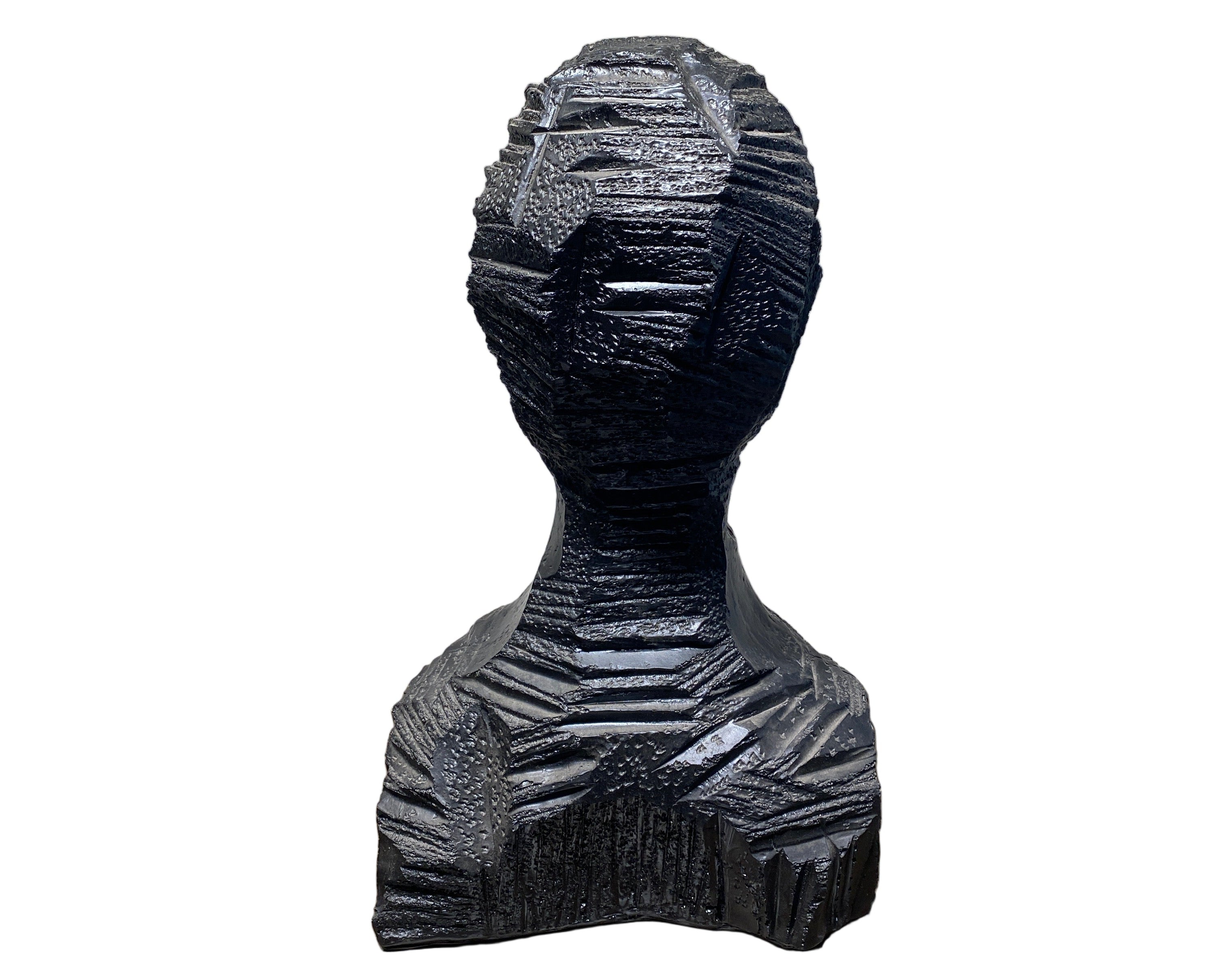 Escultura rostro negro