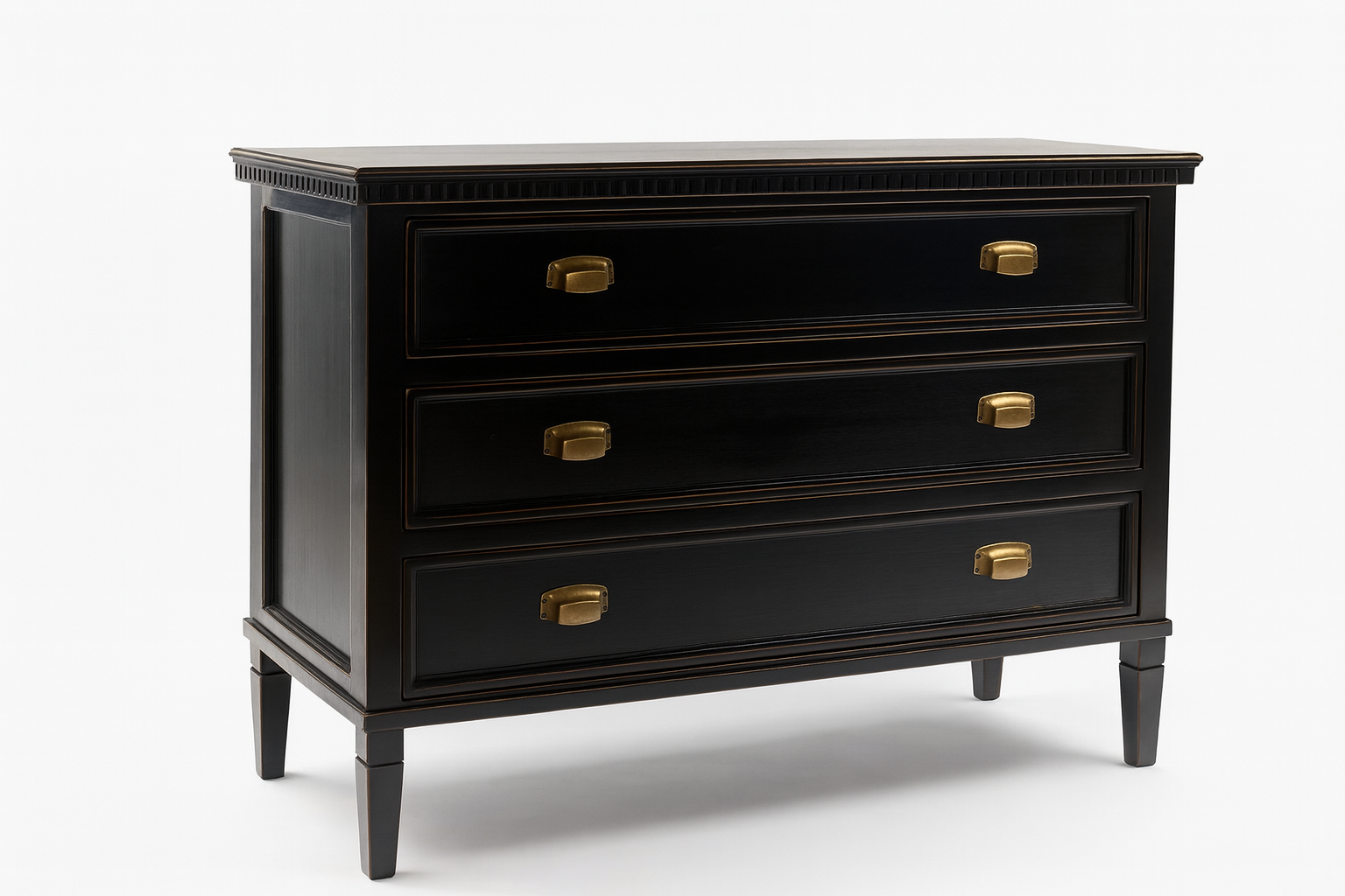 Mueble Tallado Negro