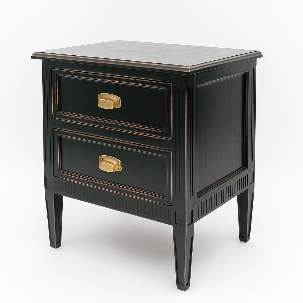 Velador Tallado Abajo 65 cm