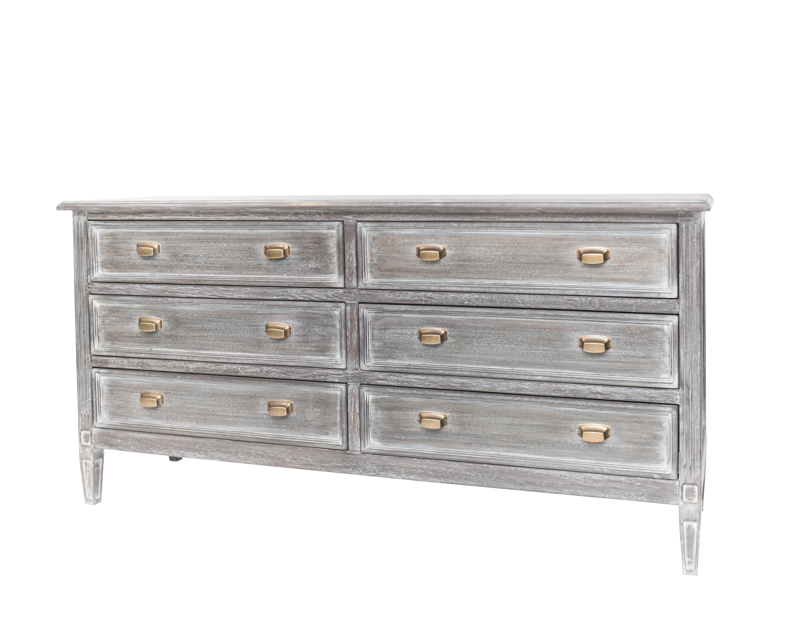 Mueble Tallado 6 cajones 1,60