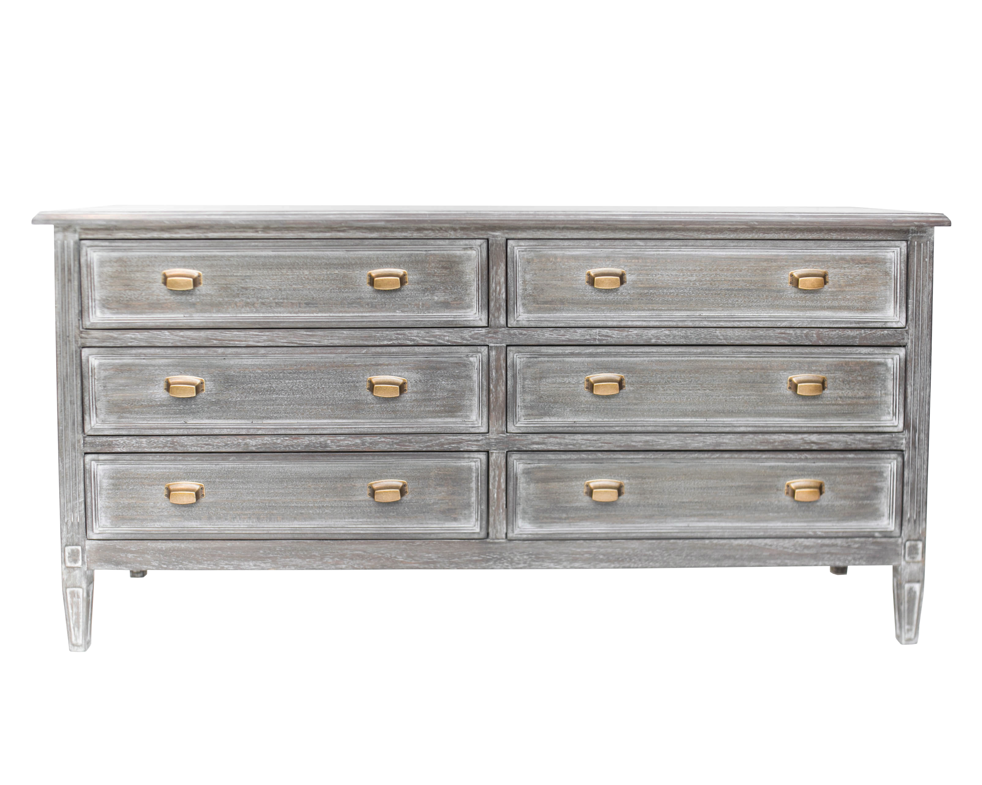 Mueble Tallado 6 cajones 2,00