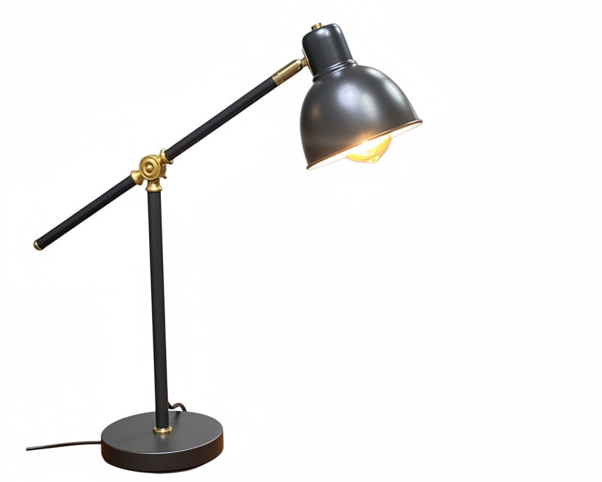 Lámpara móvil negra