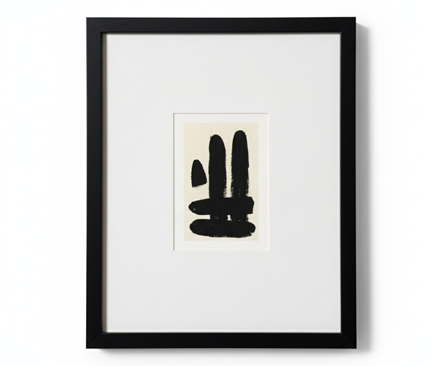 Cuadro acuarela abstracto