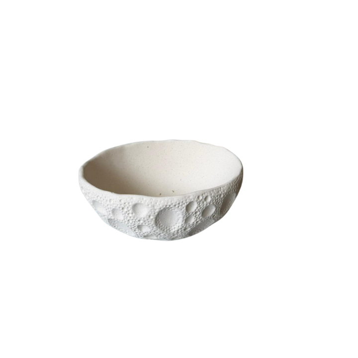 Bowl Decorativo Texturado Blanco