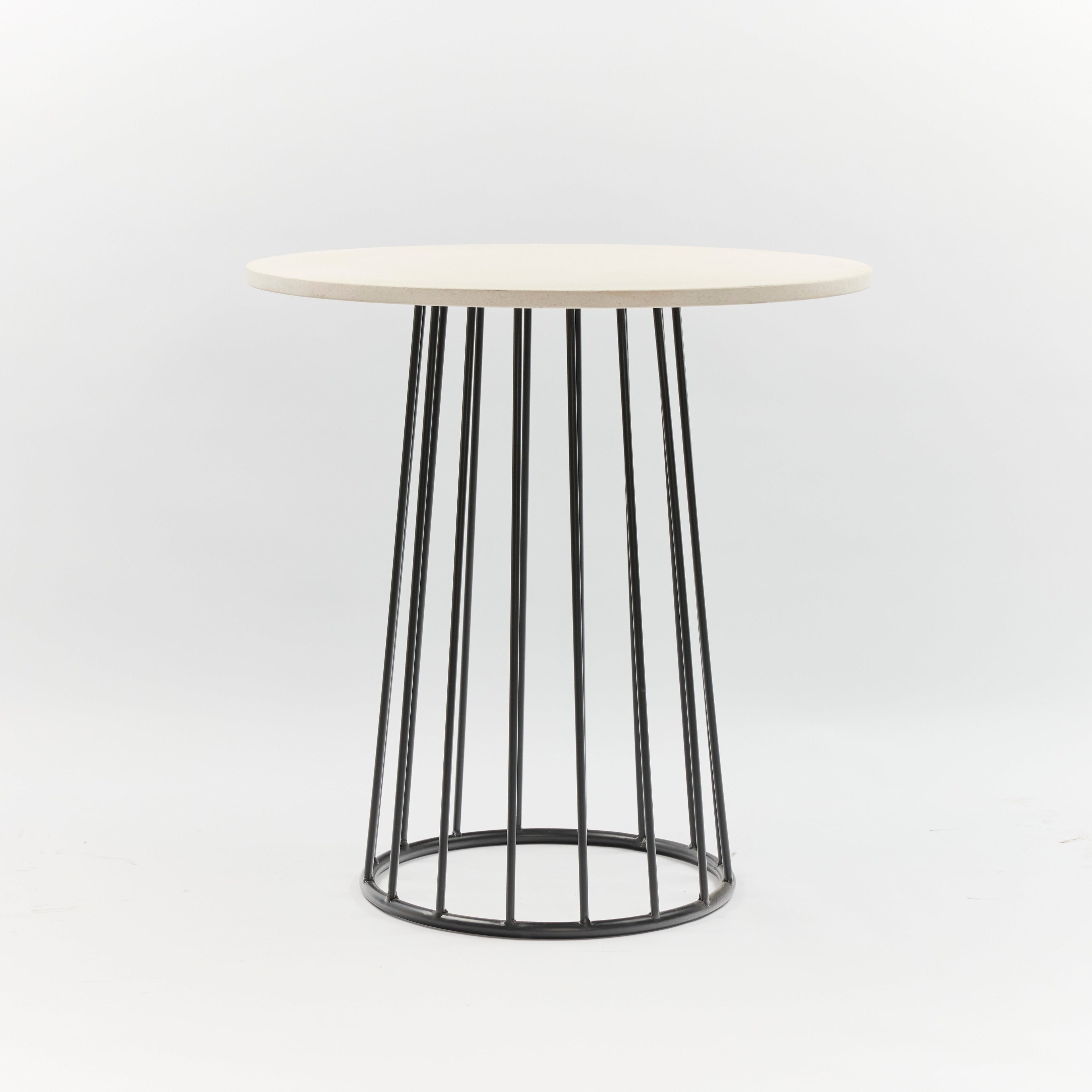 Mesa Lateral Base Fierro Negro