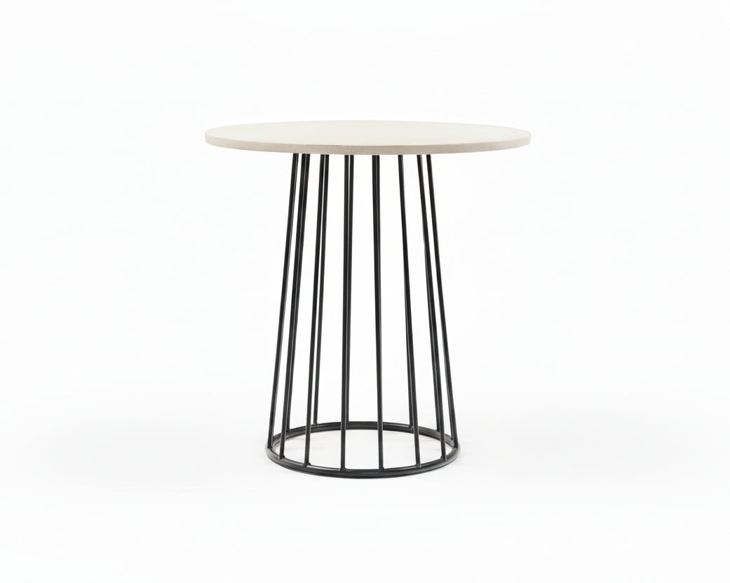 Mesa Lateral Base Fierro Negro