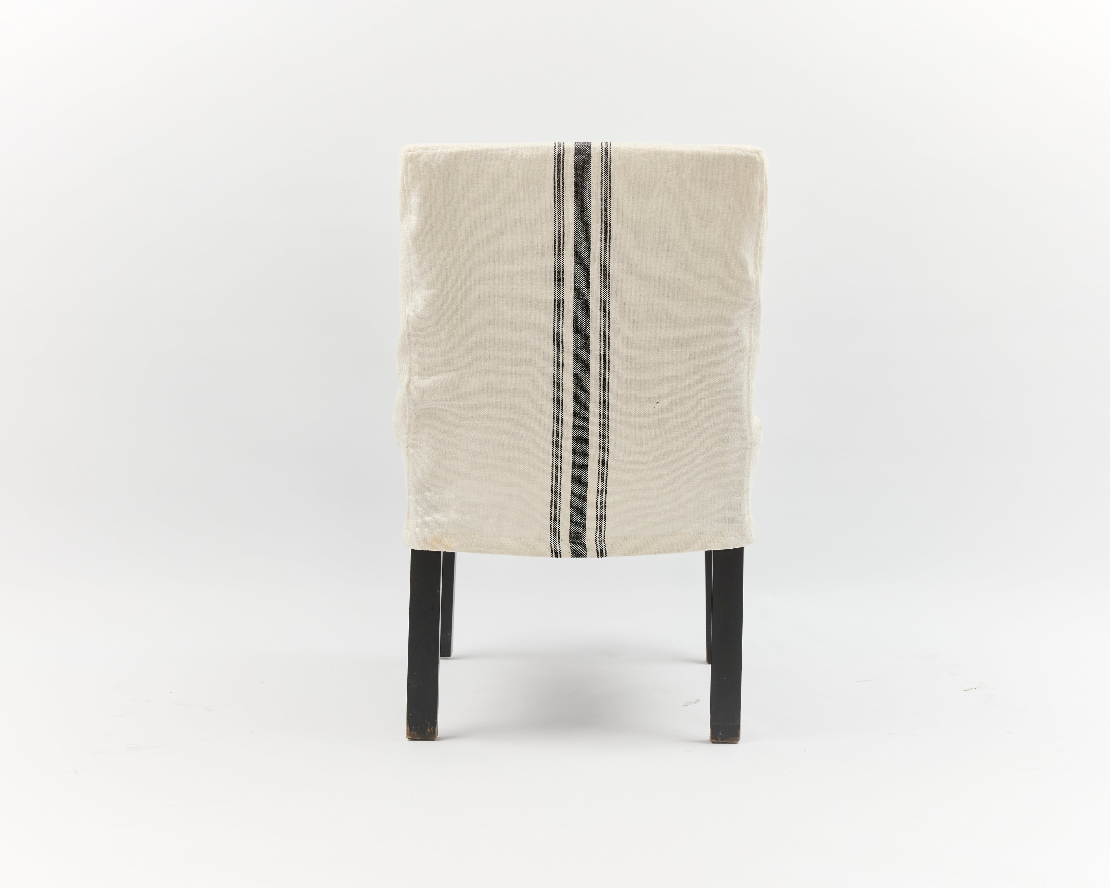 Silla funda Lino Rayas