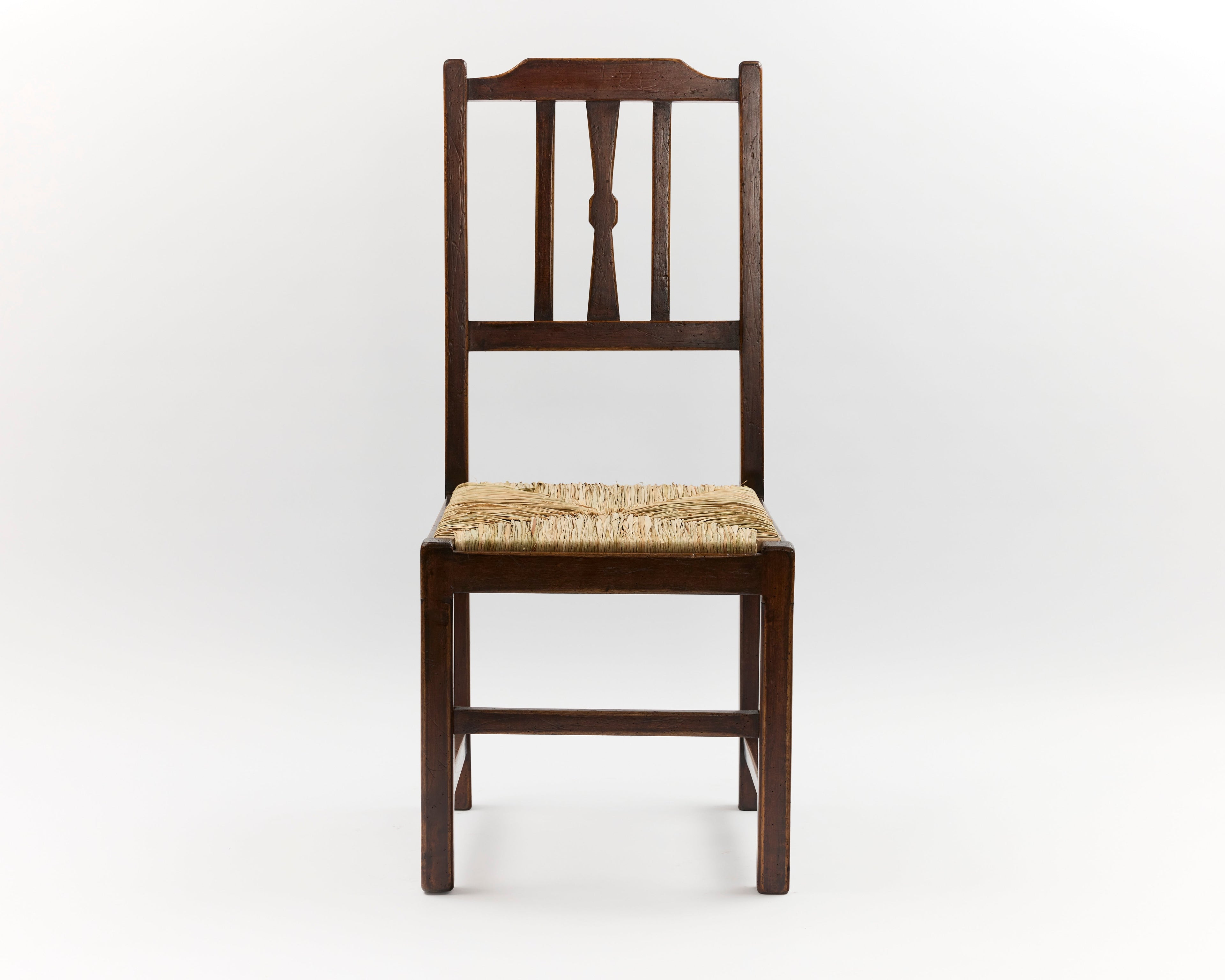 Silla Totora C Nogal Envejecido
