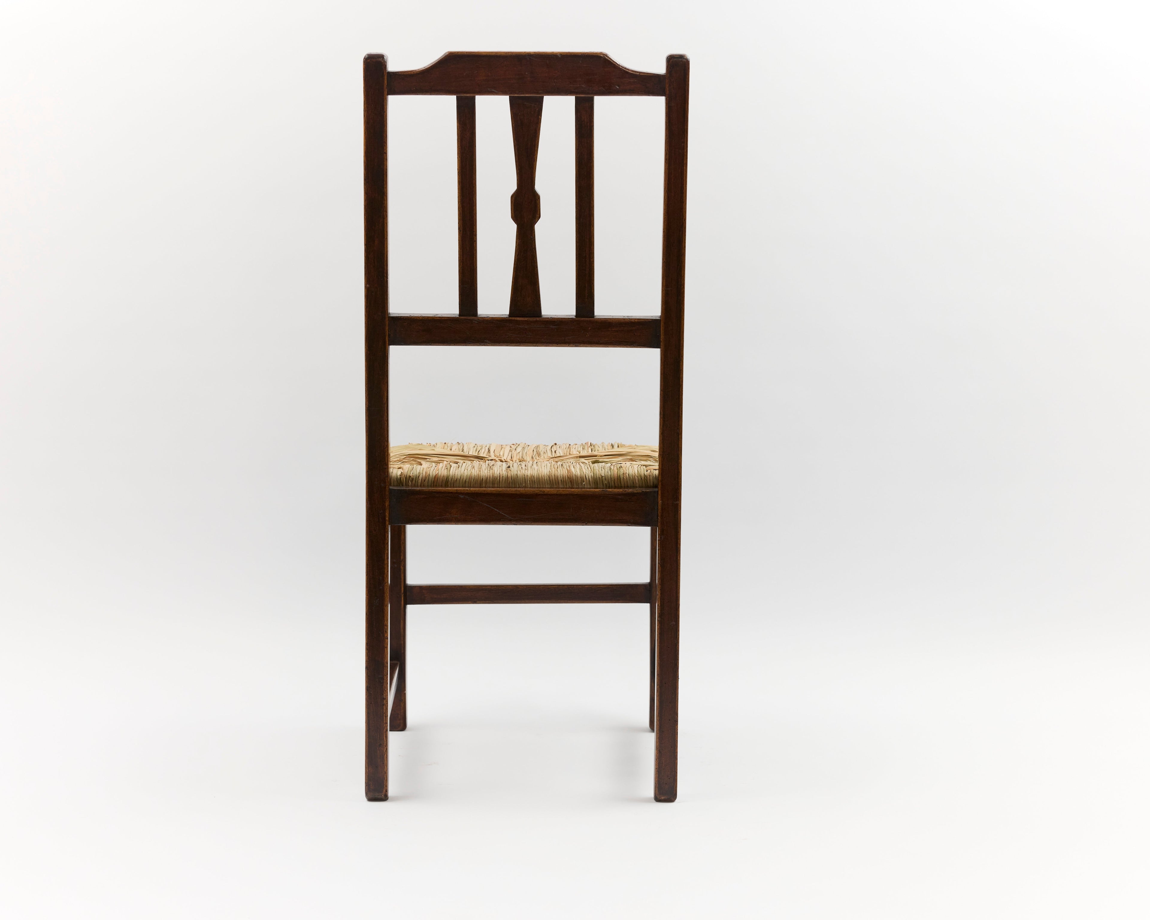Silla Totora C Nogal Envejecido