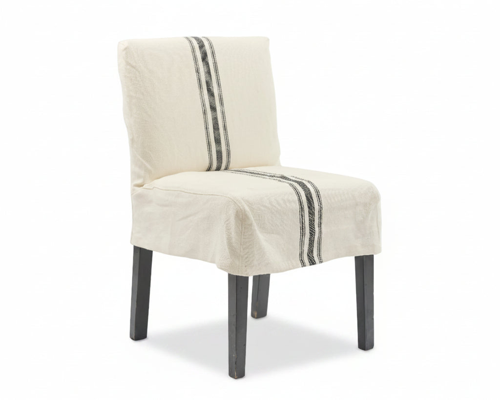 Silla funda Lino Rayas