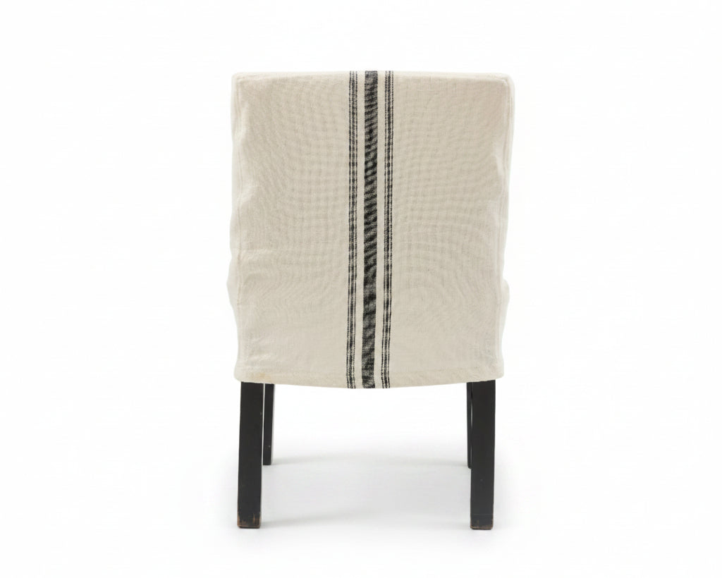 Silla funda Lino Rayas