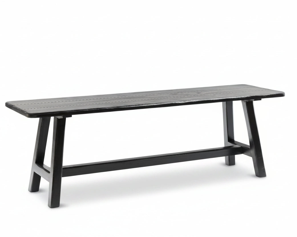 Banqueta Rustica Negra