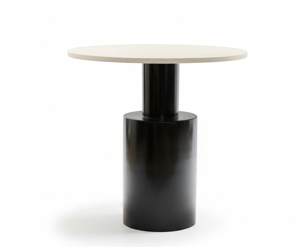 Mesa Lateral Redonda Doble cilindro