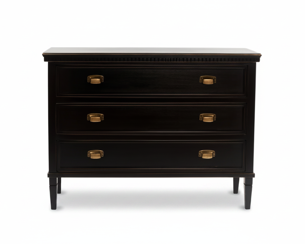 Mueble Tallado Negro